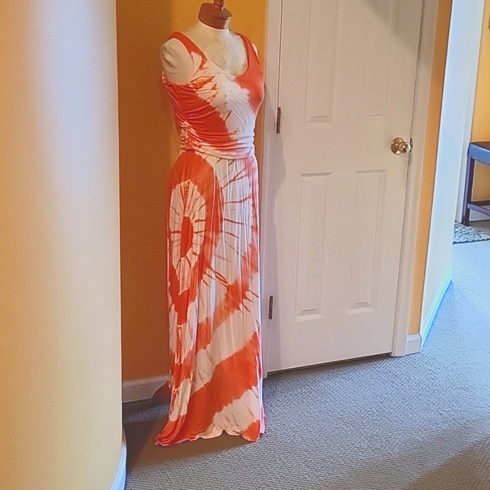 NWT Boston Proper knit tie dye maxi dress